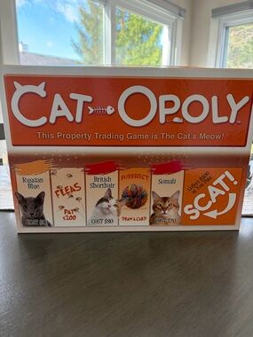 Cat-Opoly Orange Cat Property Trading Board Game by Cat-Opoly